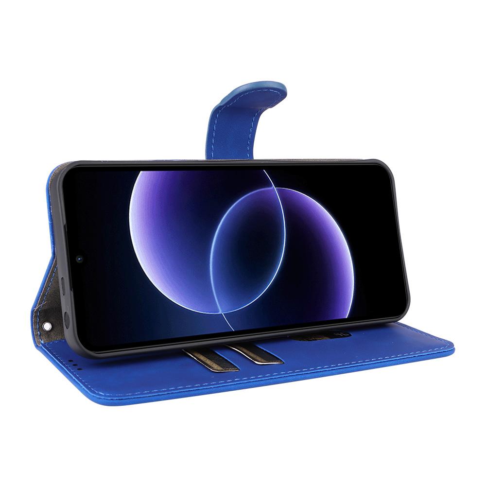 For Xiaomi Poco C95 Pro Skin Feel Magnetic Flip Leather Phone Case(Blue)