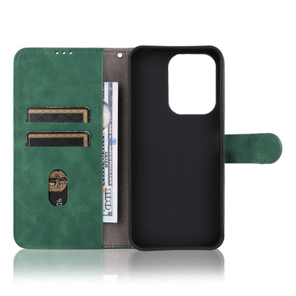 For Xiaomi Poco C95 Pro Skin Feel Magnetic Flip Leather Phone Case(Green)