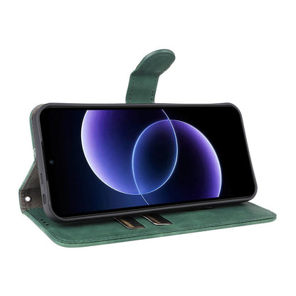 For Xiaomi Poco C95 Pro Skin Feel Magnetic Flip Leather Phone Case(Green)