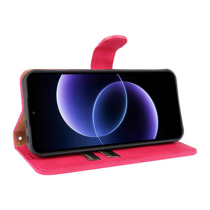 For Xiaomi Poco C95 Pro Skin Feel Magnetic Flip Leather Phone Case(Rose Red)