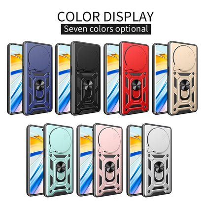 For Redmi 17C 4G 171mm Sliding Camera Cover Design TPU+PC Phone Case(Silver)
