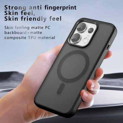 For OPPO Reno16 / Reno16 Pro Global Armor MagSafe PC Hybrid TPU Phone Case - Frosted Black - EDA007315017A