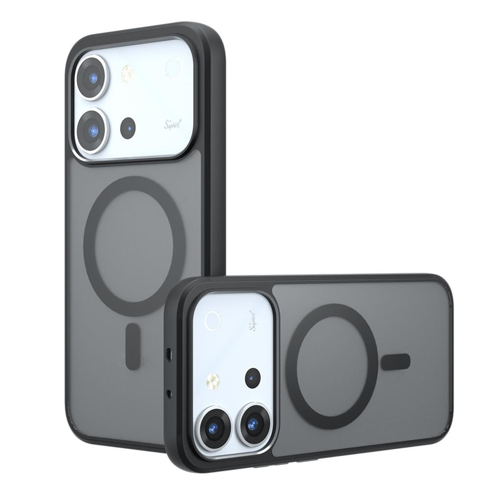 For vivo S60 / S60 Vitality 5G Armor MagSafe PC Hybrid TPU Phone Case - Frosted Black - EDA007315122A