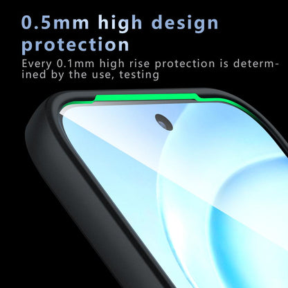 For vivo S60 / S60 Vitality 5G Armor MagSafe PC Hybrid TPU Phone Case - Frosted Black - EDA007315122A