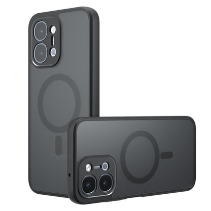 For vivo Y31d 4G / Y51 Pro 5G Armor MagSafe PC Hybrid TPU Phone Case - Frosted Black - EDA007315123A