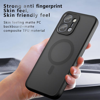 For vivo Y31d 4G / Y51 Pro 5G Armor MagSafe PC Hybrid TPU Phone Case - Frosted Black - EDA007315123A