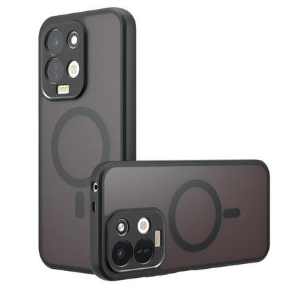 For Redmi 17 5G / 4G Global 170mm Armor MagSafe PC Hybrid TPU Phone Case - Frosted Black - EDA007315622A