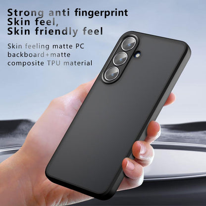 For Galaxy S26 FE 5G Armor Precise Hole PC Hybrid TPU Phone Case - Frosted Black - EDA007317208A
