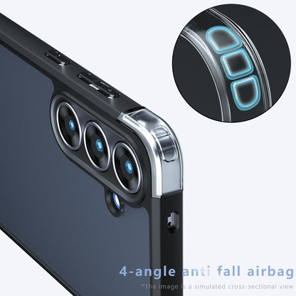 For Galaxy S26 FE 5G Armor Precise Hole PC Hybrid TPU Phone Case - Transparent - EDA007317312A