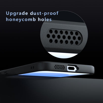 For Galaxy S26 FE 5G Armor Precise Hole PC Hybrid TPU Phone Case - Transparent - EDA007317312A
