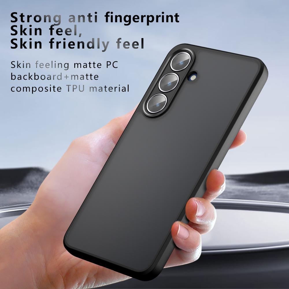 For Galaxy S26 FE 5G Armor Precise Hole PC Hybrid TPU Phone Case - Transparent - EDA007317312A