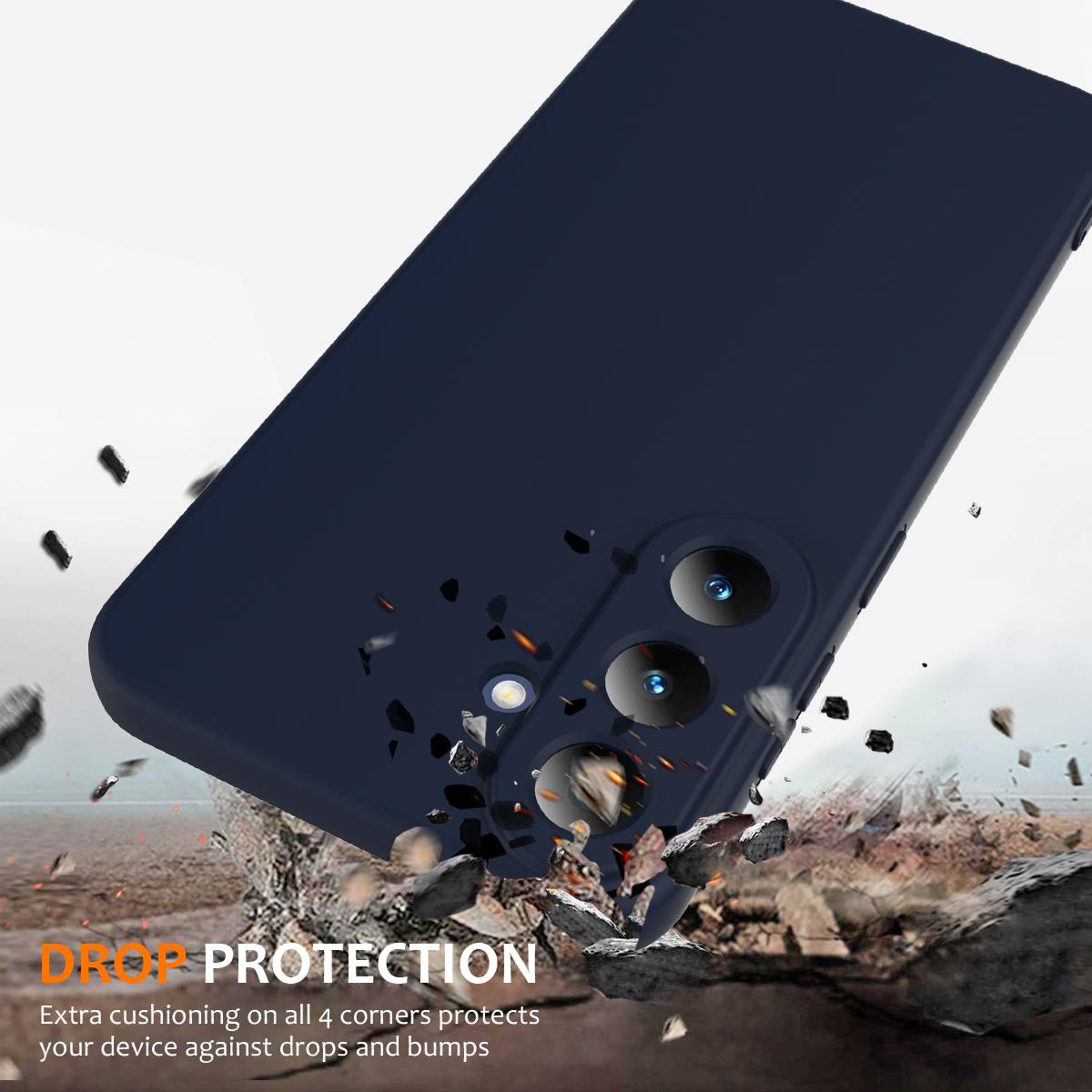 For Galaxy S26 FE 5G Shockproof Silicone Magsafe Phone Case - Navy Blue - EDA007331614A