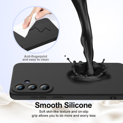 For Galaxy S26 FE 5G Shockproof Silicone Magsafe Phone Case - Black - EDA007331614B