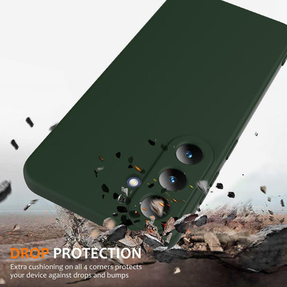 For Galaxy S26 FE 5G Shockproof Silicone Magsafe Phone Case - Dark Green - EDA007331614D