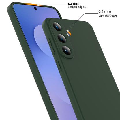 For Galaxy S26 FE 5G Shockproof Silicone Magsafe Phone Case - Dark Green - EDA007331614D