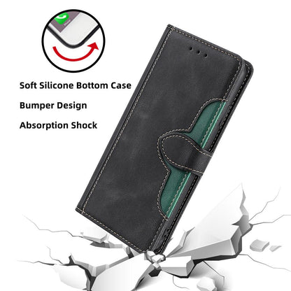For Redmi K90 Pro Max 5G / Poco F8 Ultra Skin Feel Magnetic Buckle Leather Phone Case(Black)