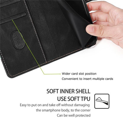 For Redmi K90 Pro Max 5G / Poco F8 Ultra Skin Feel Magnetic Buckle Leather Phone Case(Black)