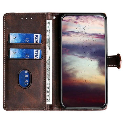 For Redmi K90 Pro Max 5G / Poco F8 Ultra Skin Feel Magnetic Buckle Leather Phone Case(Brown)