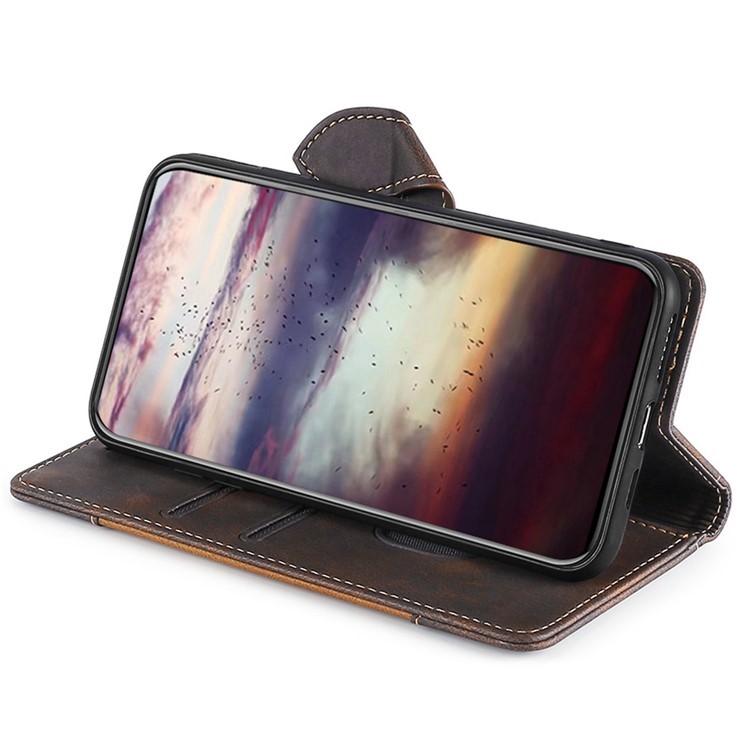 For Redmi K90 Pro Max 5G / Poco F8 Ultra Skin Feel Magnetic Buckle Leather Phone Case(Brown)