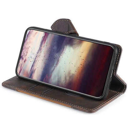 For Redmi K90 Pro Max 5G / Poco F8 Ultra Skin Feel Magnetic Buckle Leather Phone Case(Brown)