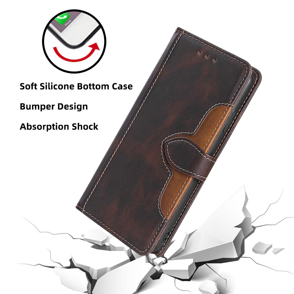For Redmi K90 Pro Max 5G / Poco F8 Ultra Skin Feel Magnetic Buckle Leather Phone Case(Brown)