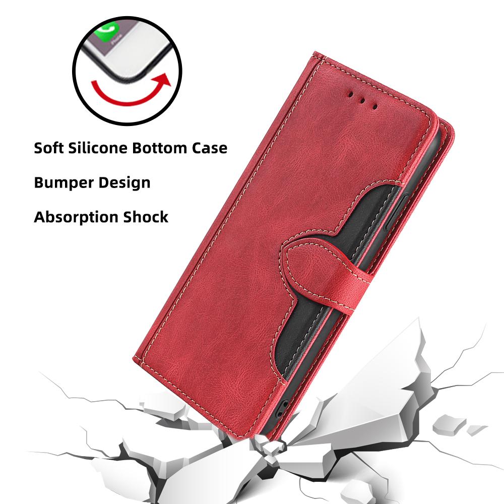 For Redmi K90 Pro Max 5G / Poco F8 Ultra Skin Feel Magnetic Buckle Leather Phone Case(Red)