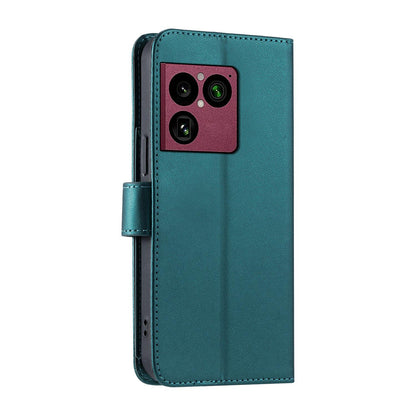 For Sony Xperia 1 VIII Ring Buckle Rhombic Leather Phone Case(Green)