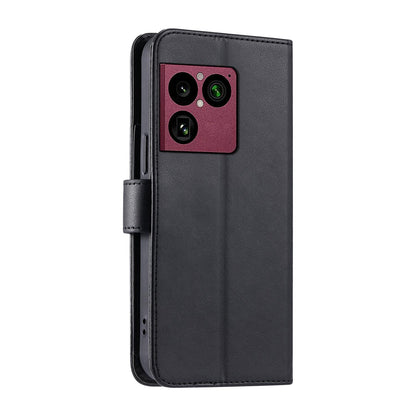 For Sony Xperia 1 VIII Ring Buckle Rhombic Leather Phone Case(Black)