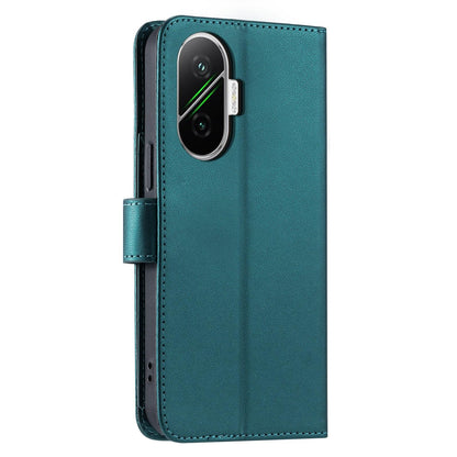 For Redmi Turbo 4 Pro 5G / Poco F7 5G Ring Buckle Rhombic Leather Phone Case(Green)