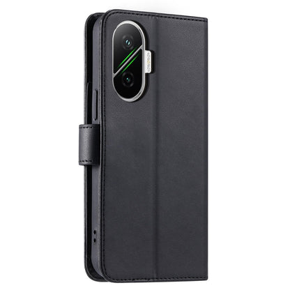 For Redmi Turbo 4 Pro 5G / Poco F7 5G Ring Buckle Rhombic Leather Phone Case(Black)