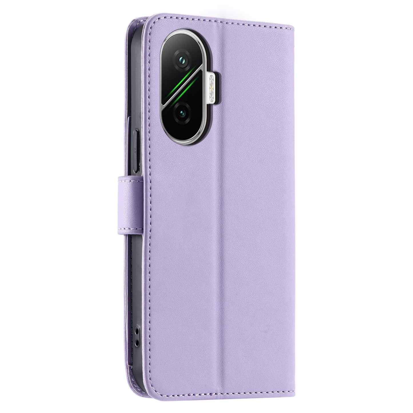 For Redmi Turbo 4 Pro 5G / Poco F7 5G Ring Buckle Rhombic Leather Phone Case(Purple)