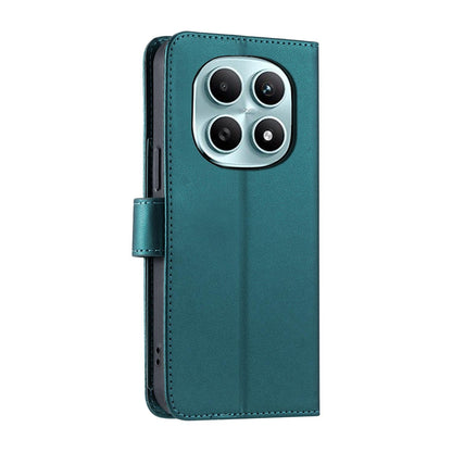For Redmi Note 15 4G / 5G Global 164mm Ring Buckle Rhombic Leather Phone Case(Green)
