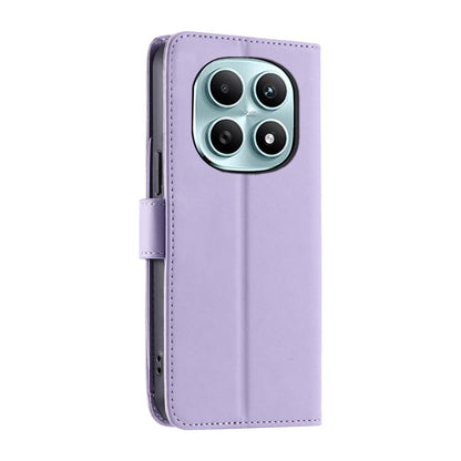 For Redmi Note 15 4G / 5G Global 164mm Ring Buckle Rhombic Leather Phone Case(Purple)