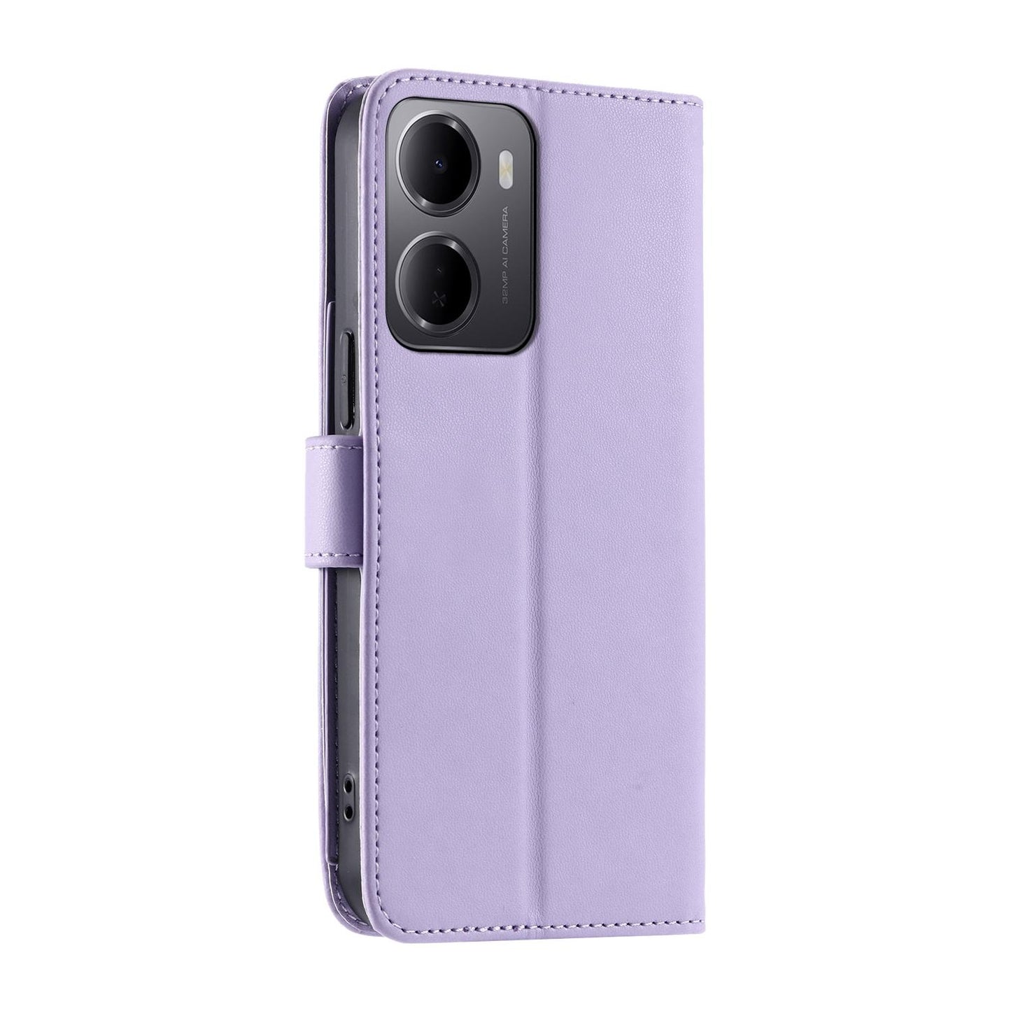 For Redmi 15a 5G / R70 5G Ring Buckle Rhombic Leather Phone Case(Purple)