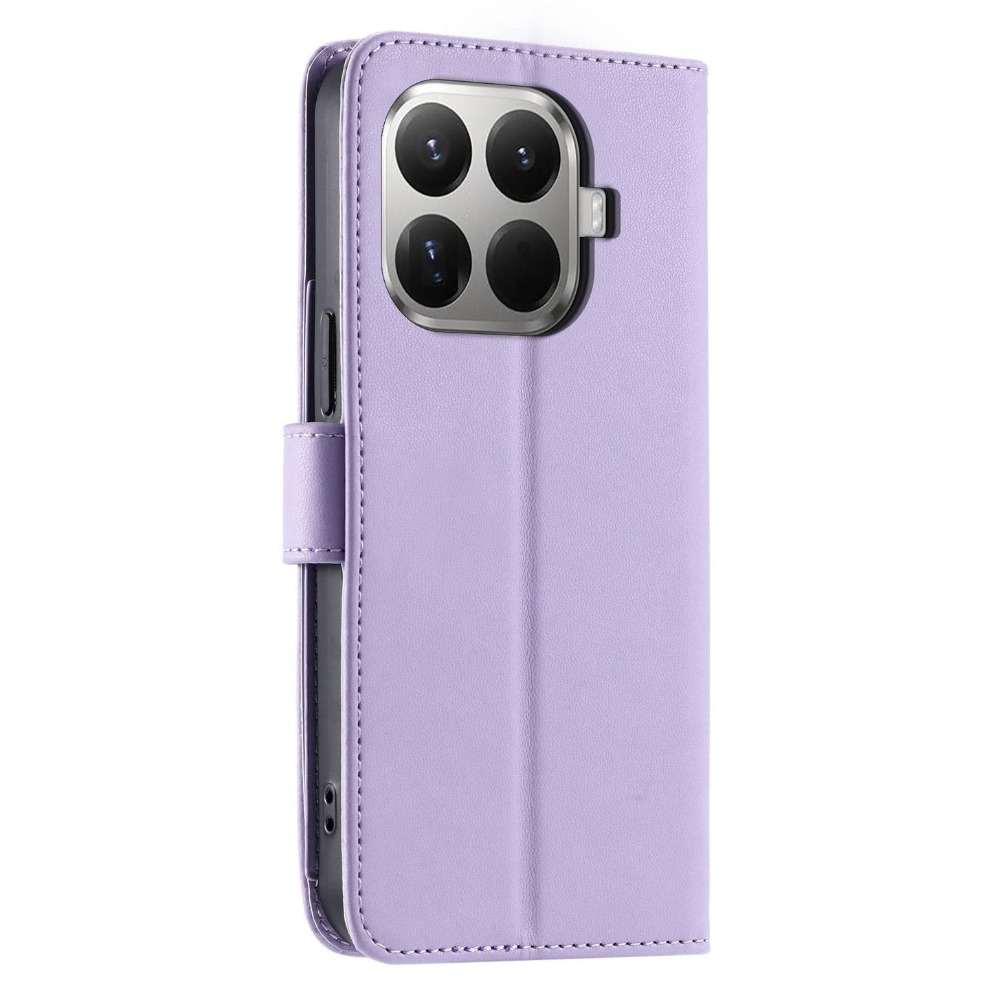 For Xiaomi 15T Pro 5G Ring Buckle Rhombic Leather Phone Case(Purple)