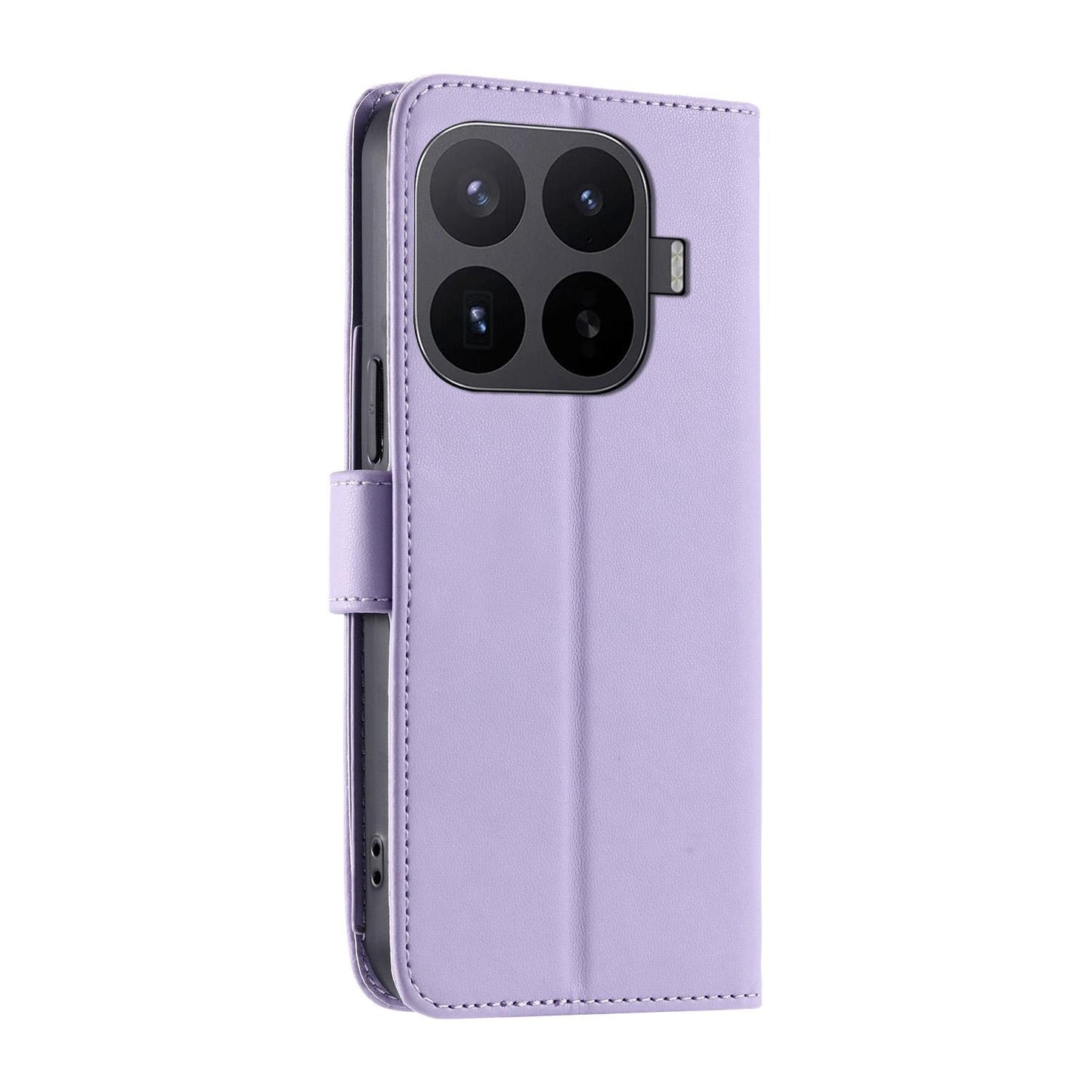 For Xiaomi 17T Pro 5G Ring Buckle Rhombic Leather Phone Case(Purple)