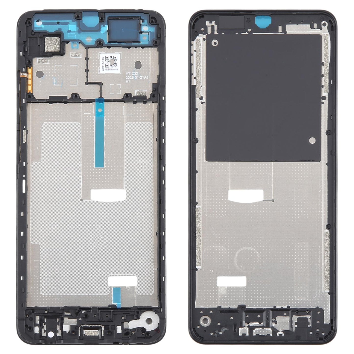 For Xiaomi Poco C71 Front Housing LCD Frame Bezel Plate