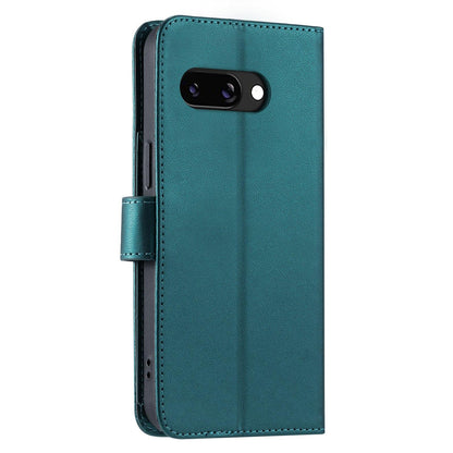For Google Pixel 10a Ring Buckle Rhombic Leather Phone Case(Green)