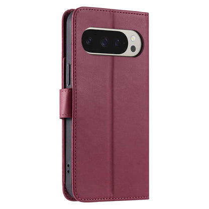 For Google Pixel 10 Pro XL Ring Buckle Rhombic Leather Phone Case(Red)