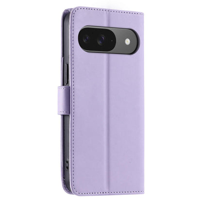 For Google Pixel 11 / 11 Pro Ring Buckle Rhombic Leather Phone Case(Purple)