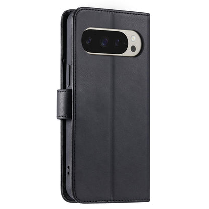 For Google Pixel 11 Pro XL Ring Buckle Rhombic Leather Phone Case(Black)