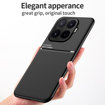 For Xiaomi 17T Pro 5G Classic Tilt Strip Grain Magnetic PC Hybrid TPU Phone Case - Green - EDA007358216C