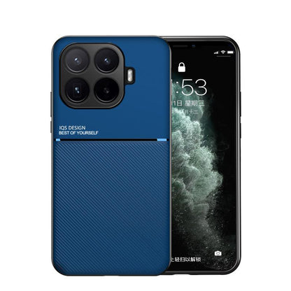 For Xiaomi 17T Pro 5G Classic Tilt Strip Grain Magnetic PC Hybrid TPU Phone Case - Blue - EDA007358216D