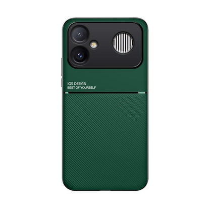 For Redmi K90 Max 5G Classic Tilt Strip Grain Magnetic PC Hybrid TPU Phone Case - Green - EDA007358322C