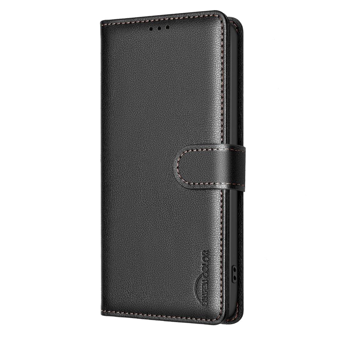 For Xiaomi 17T Pro 5G Litchi Texture RFID Anti-theft Leather Phone Case - Black - EDA007367010A