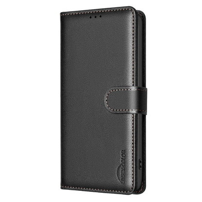 For Xiaomi 17T Pro 5G Litchi Texture RFID Anti-theft Leather Phone Case - Black - EDA007367010A