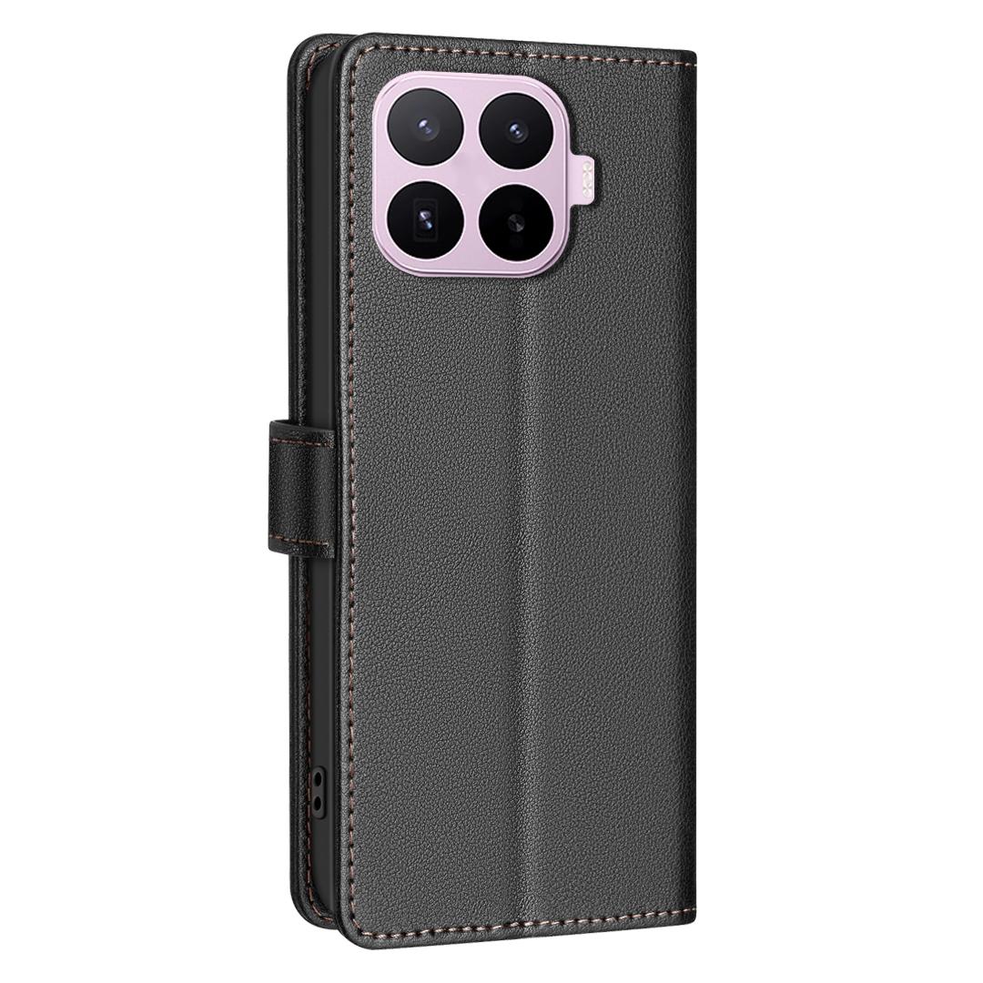 For Xiaomi 17T Pro 5G Litchi Texture RFID Anti-theft Leather Phone Case - Black - EDA007367010A