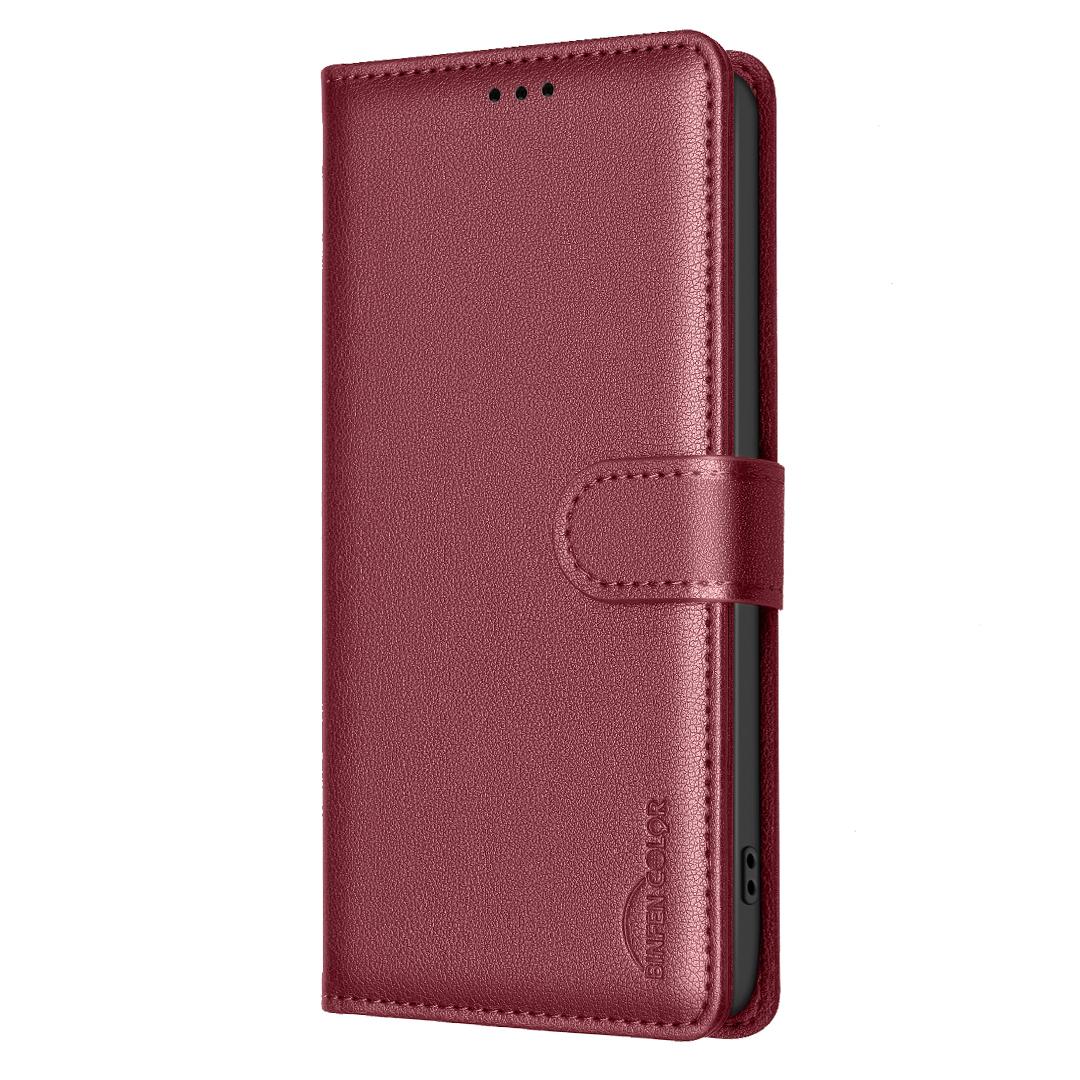 For Xiaomi 17T Pro 5G Litchi Texture RFID Anti-theft Leather Phone Case - Red - EDA007367010B