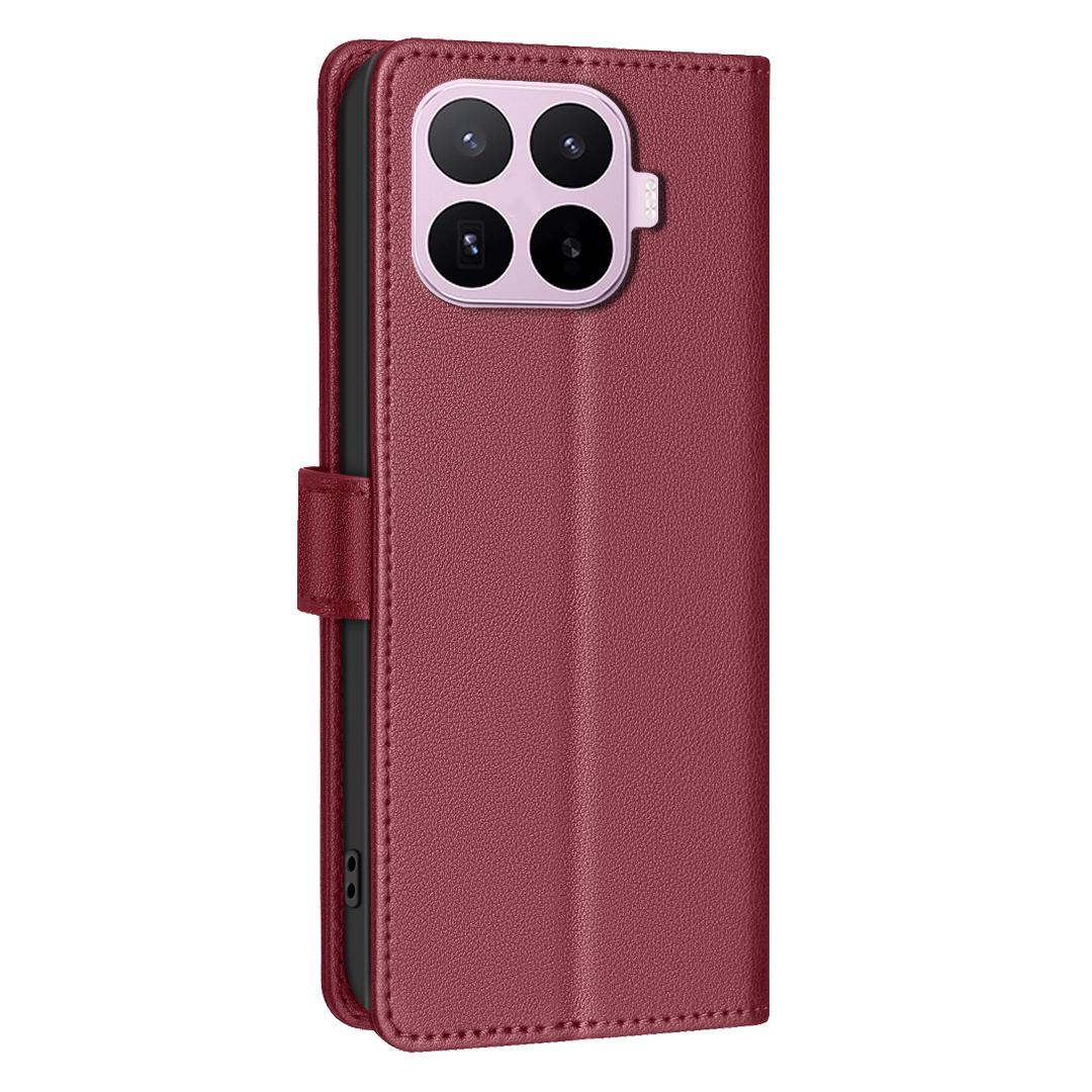 For Xiaomi 17T Pro 5G Litchi Texture RFID Anti-theft Leather Phone Case - Red - EDA007367010B