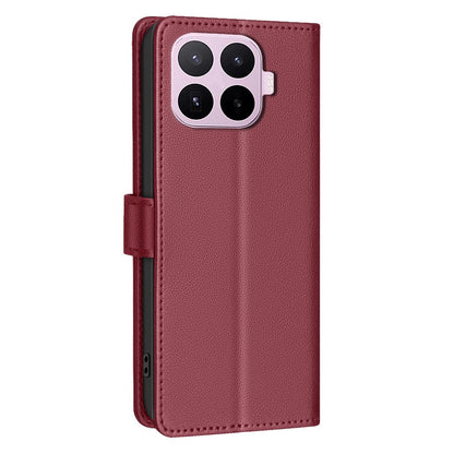 For Xiaomi 17T Pro 5G Litchi Texture RFID Anti-theft Leather Phone Case - Red - EDA007367010B